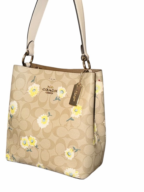 Coach Mollie Bucket Bag 22 in Signature Canvas with Daisy/Floral Print - Picture 3 of 15
